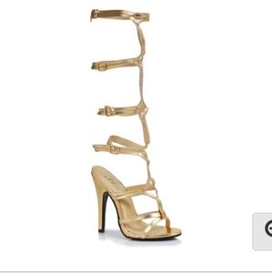Costume Gold Goddess Heels